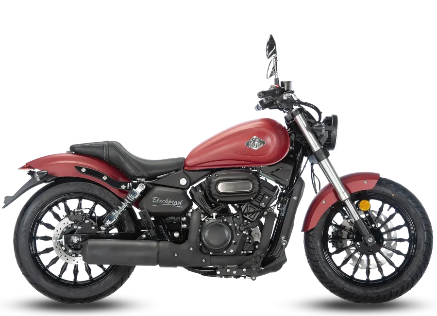 Blackpearl 125 - Custom V-Twin au Style Élégant et Puissant